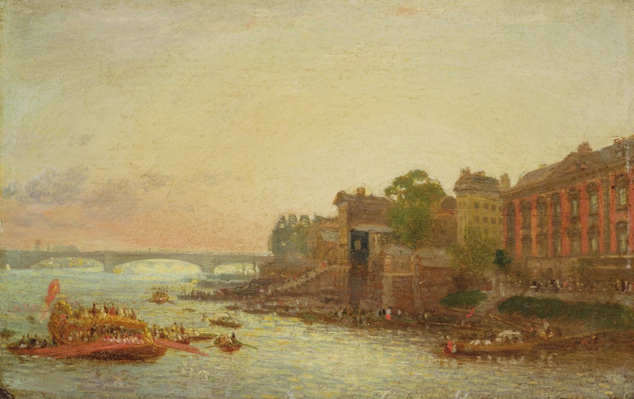 Somerset House, London, c.1820-30 von Frederick Nash