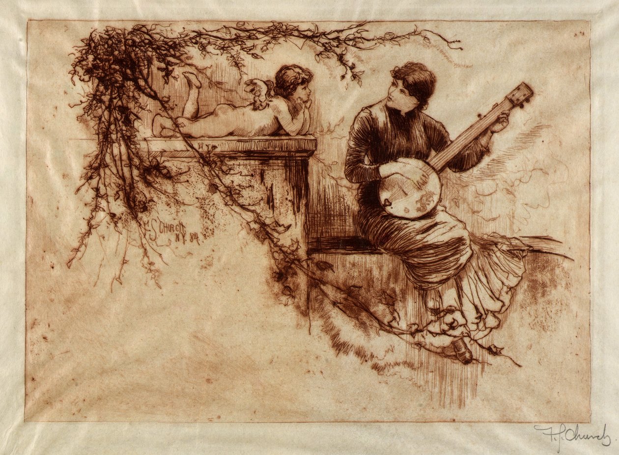 Eine Symphonie, 19. Jahrhundert von Frederick Stuart Church