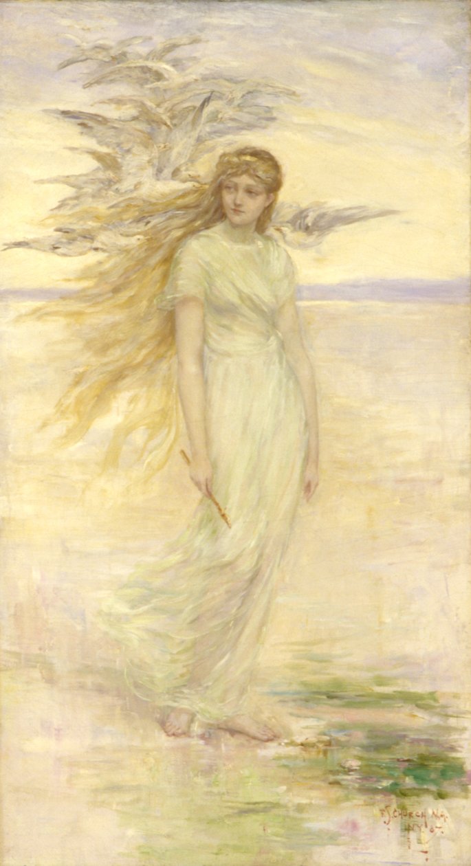 Die Tochter des Wikingers, 1887 von Frederick Stuart Church