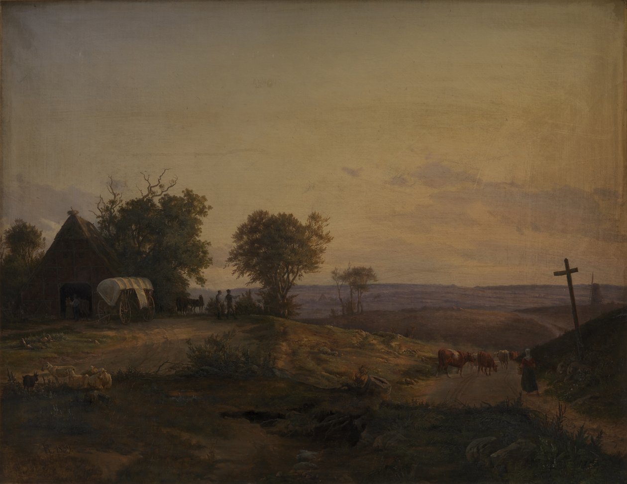 Ansicht des Bezirks bei Segeberg, Deutschland von Frederik Rohde