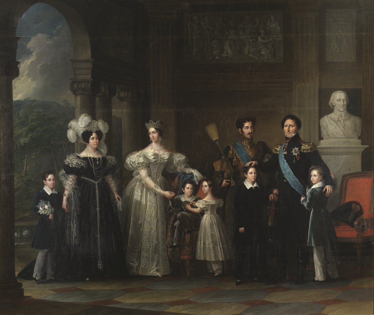 Die Familie Bernadotte, 1837 von Fredric Westin