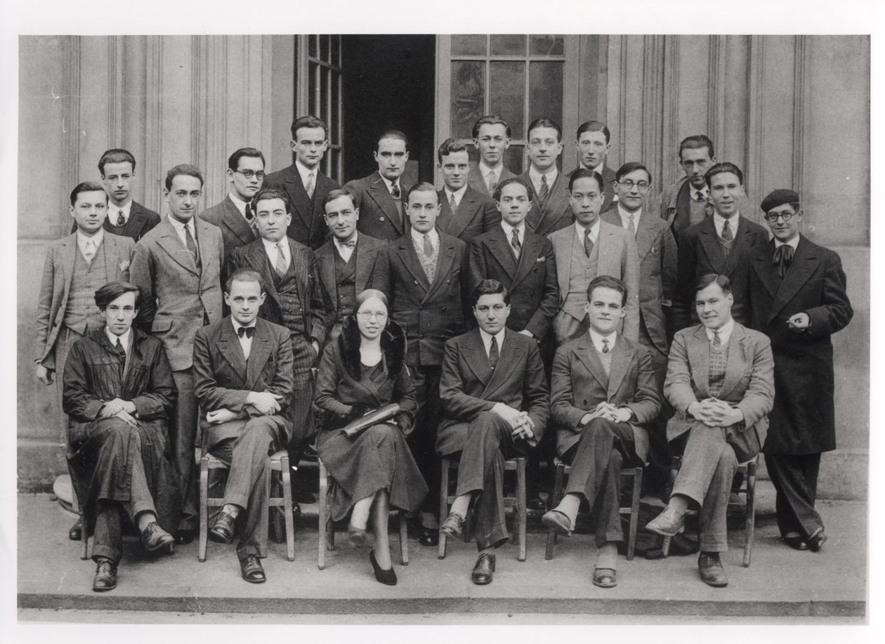 Abschlussklasse der Ecole Normale Superieure, Paris, 1931 von French Photographer