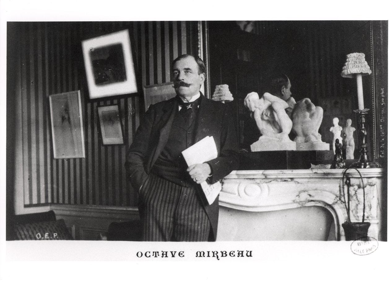 Octave Mirbeau (1848-1917) von French Photographer