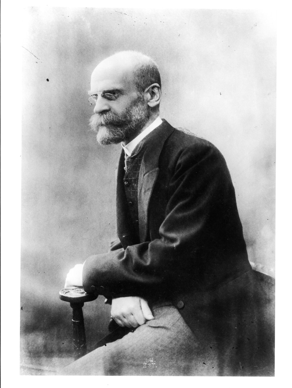 Porträt von Émile Durkheim (1858-1917) von French Photographer