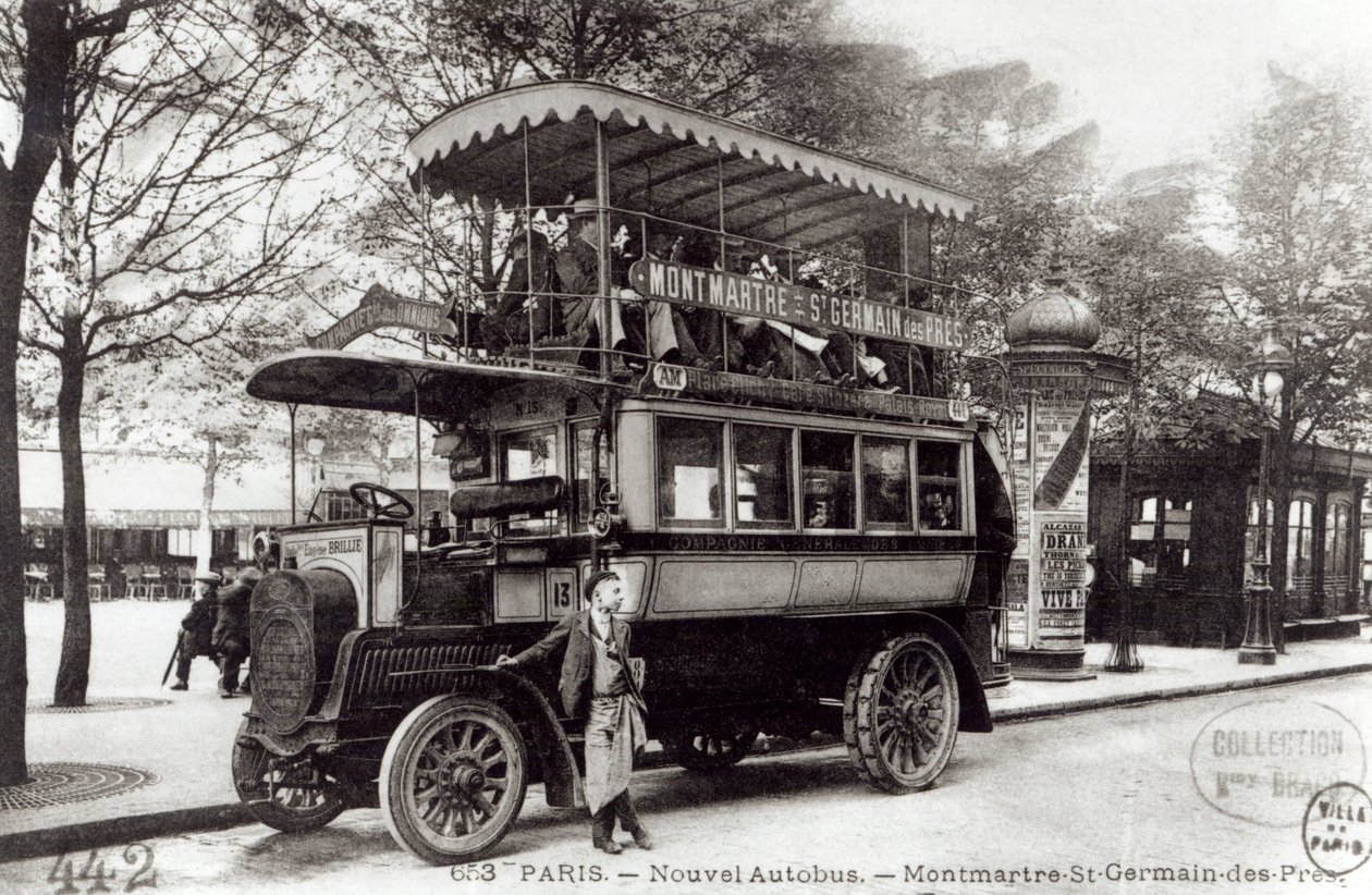 Der neue Autobus in Paris von French Photographer