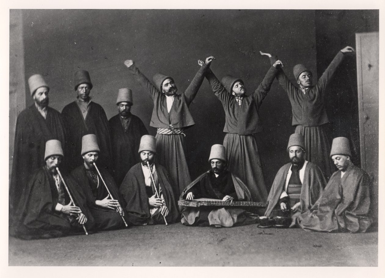 Wirbelnde Derwische aus Turkestan von French Photographer
