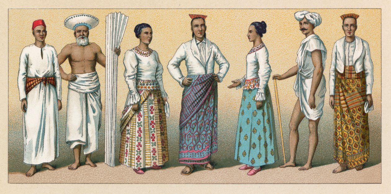 Asiatische Tracht von French School