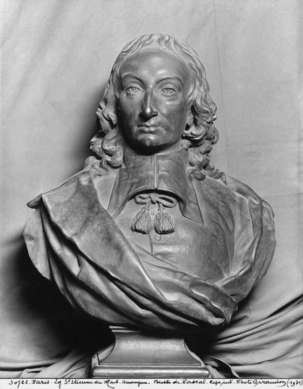 Blaise Pascal (Marmor) von French School