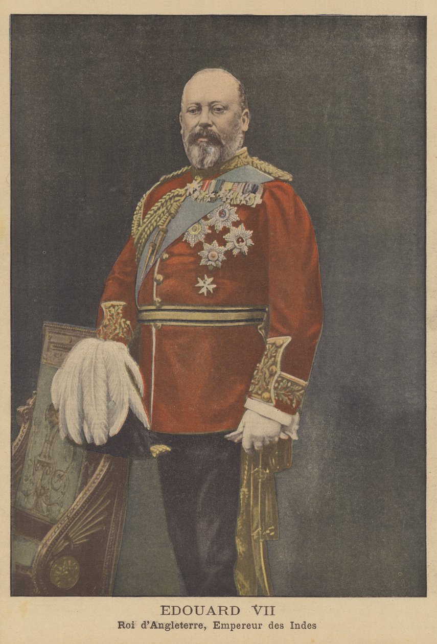 Edward VII., König des Vereinigten Königreichs und Kaiser von Indien von French School