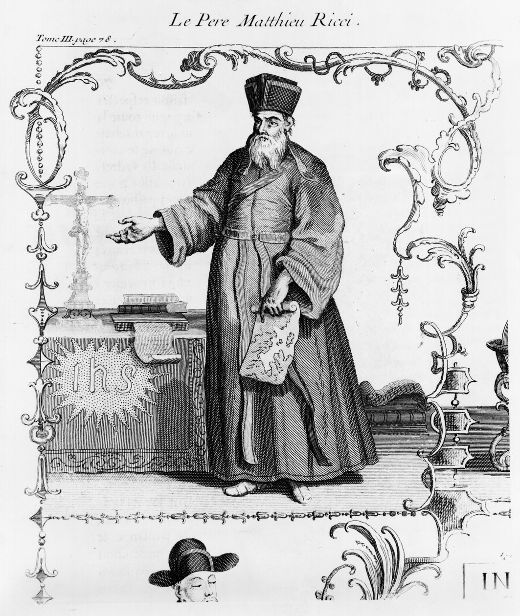 Pater Matteo Ricci (1552-1610) von French School