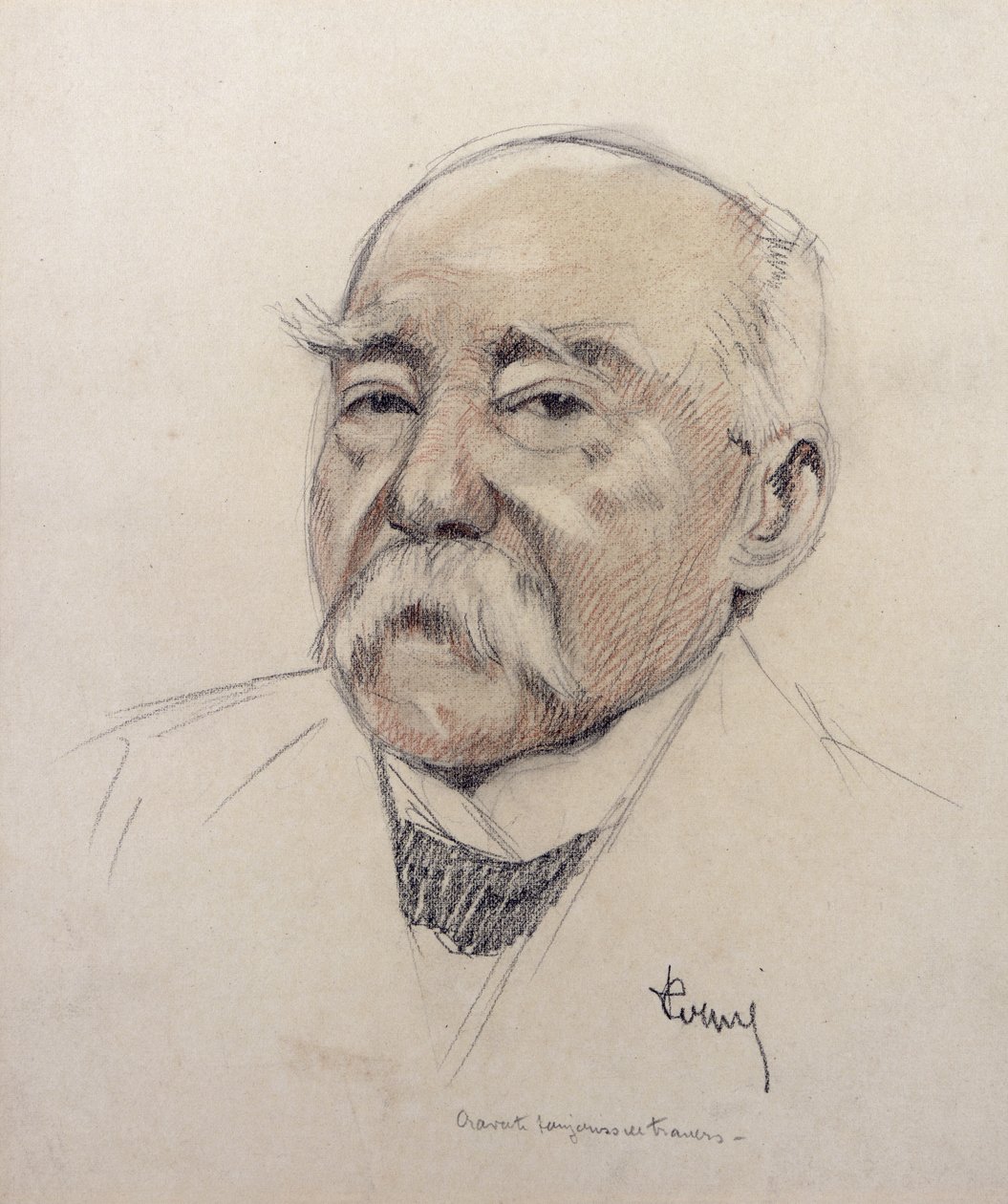 Porträt von Georges Clemenceau von French School