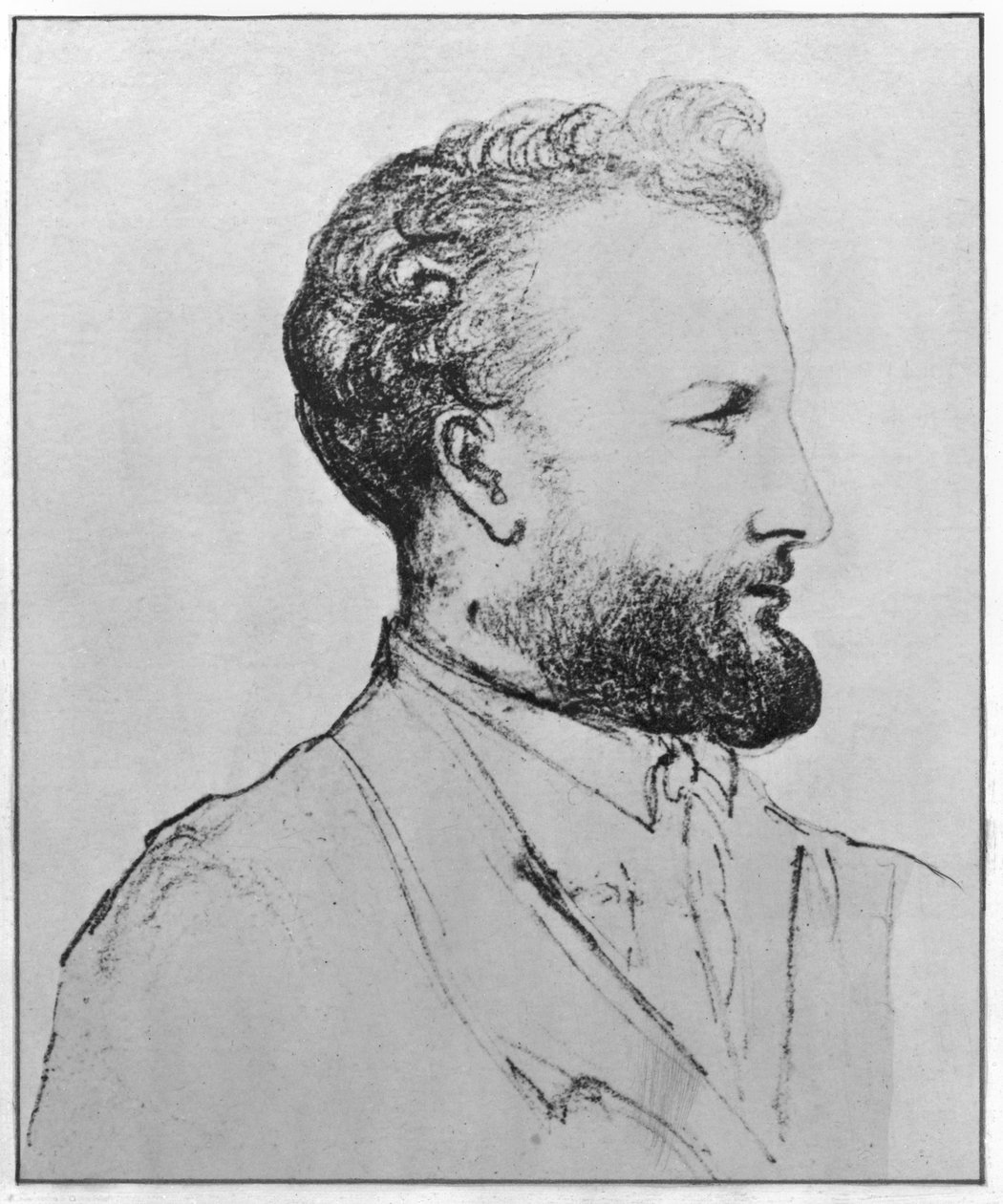 Porträt von Jules Verne (1828-1905) von French School