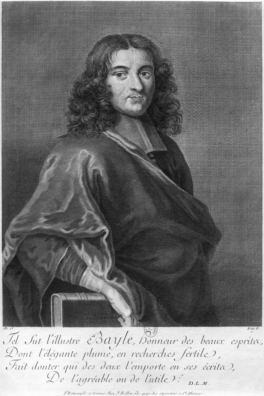 Porträt von Pierre Bayle (1647-1706) von French School