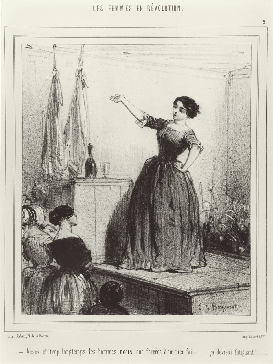Revolution der Frauen, 1848 von French School