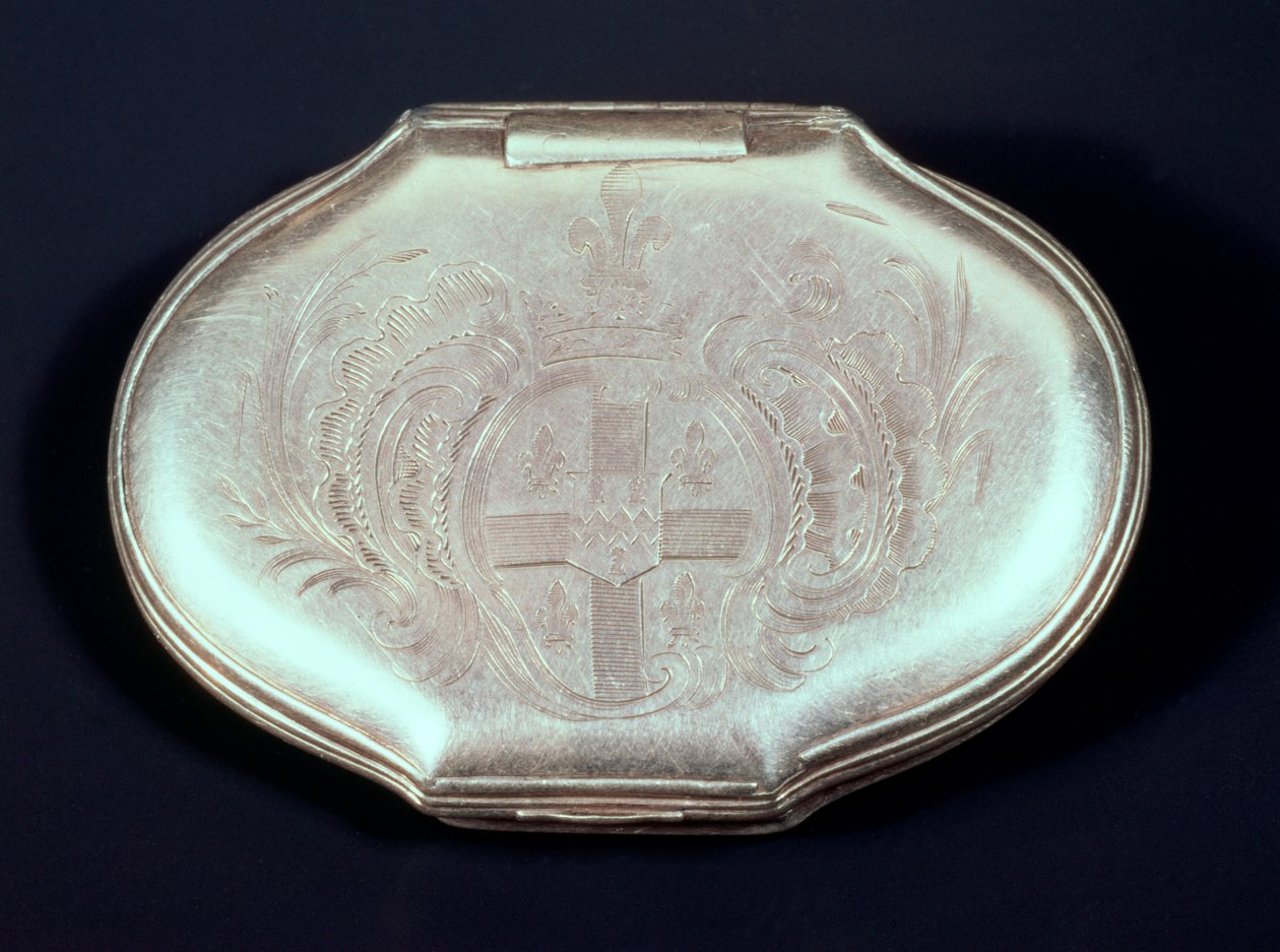Schnupftabakdose mit einem Wappen, ca. 1820 von French School