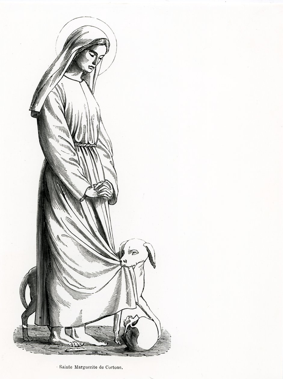 Heilige Margareta von Cortona (ca. 1247-97) von French School