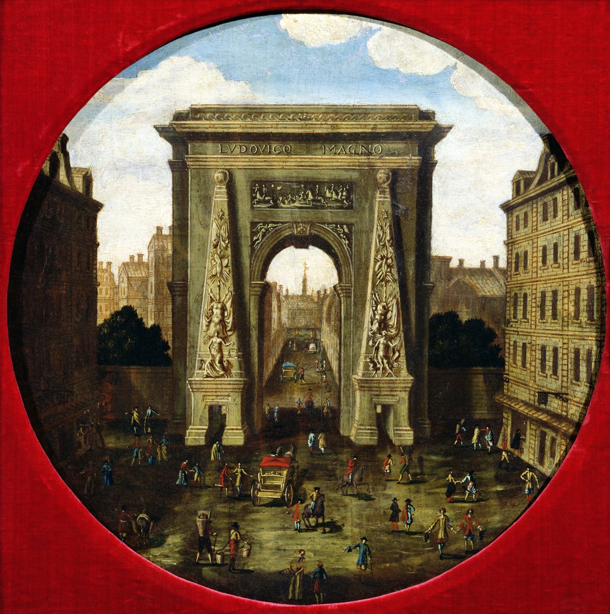Das Porte Saint-Denis von French School