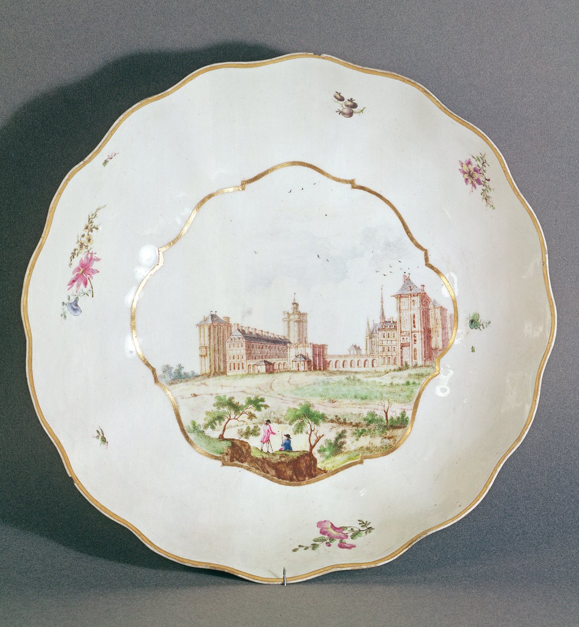 Vincennes-Teller, c.1745 (Porzellan) von French School