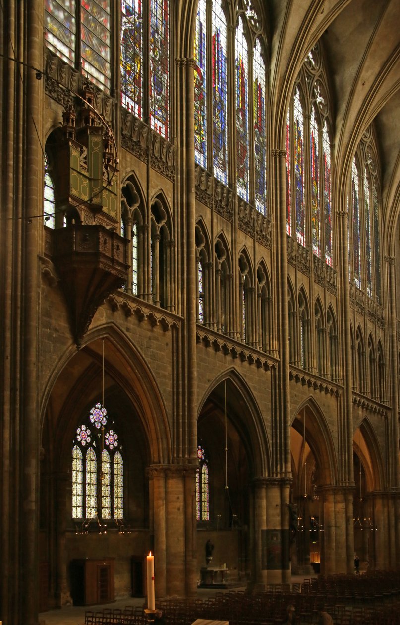 Ansicht der Südseite des Kirchenschiffs von French School