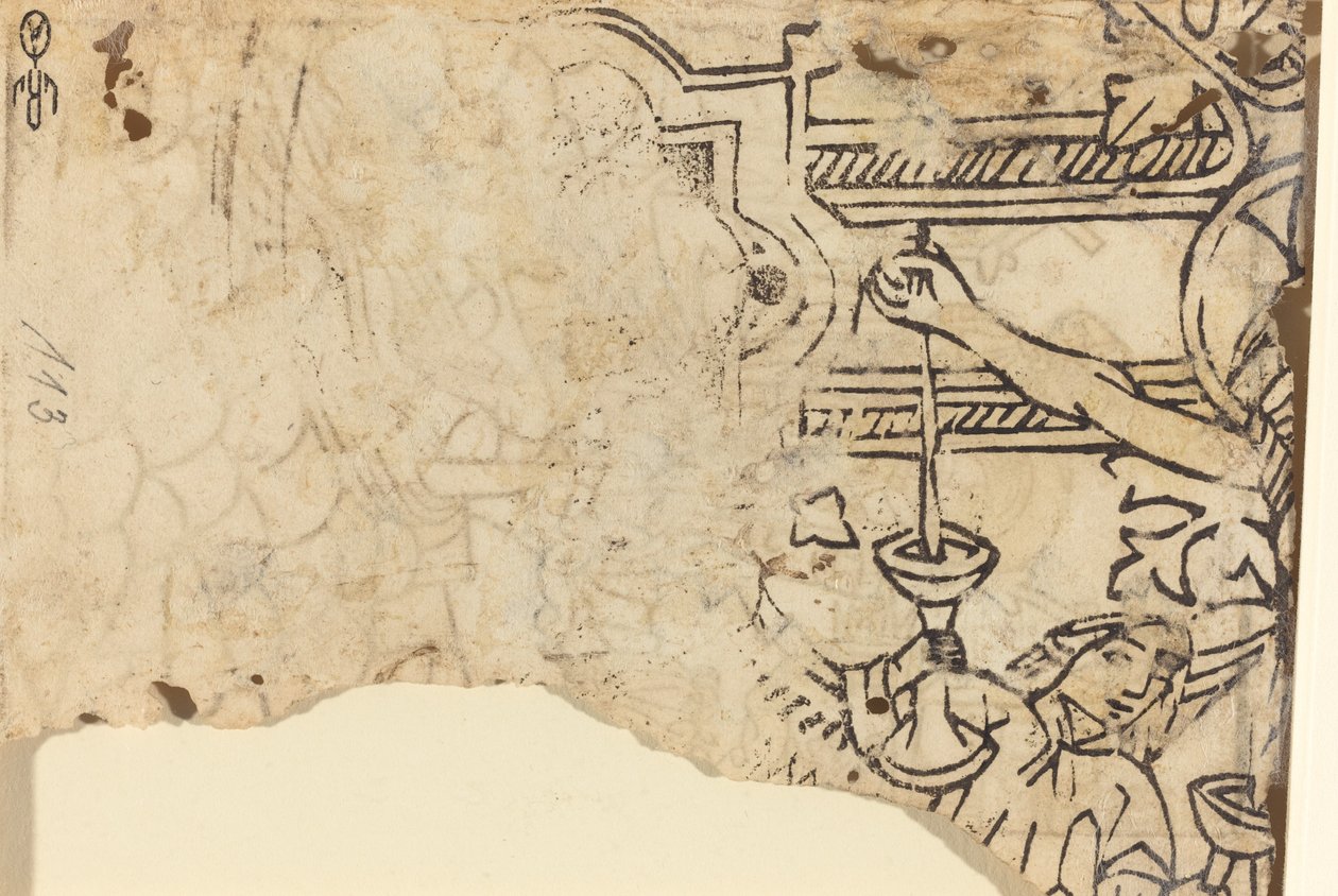 Christus auf einem Goldschmiedekreuz von French 15th Century