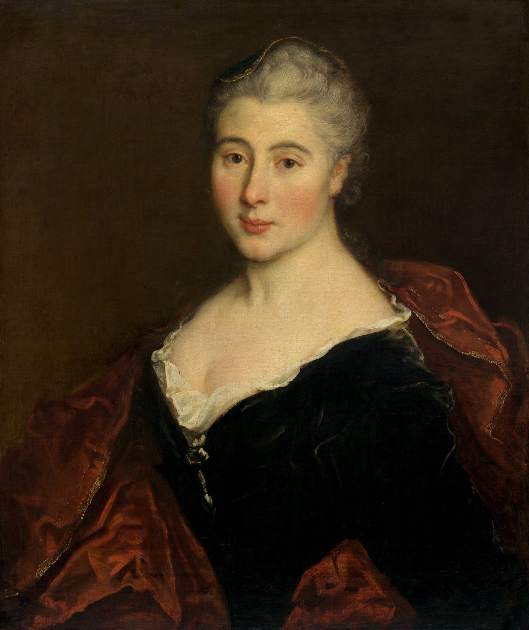 Porträt einer Frau von French 18th Century