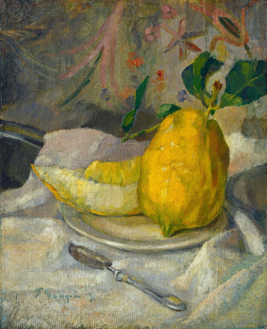 Melone und Zitrone von French 19th Century