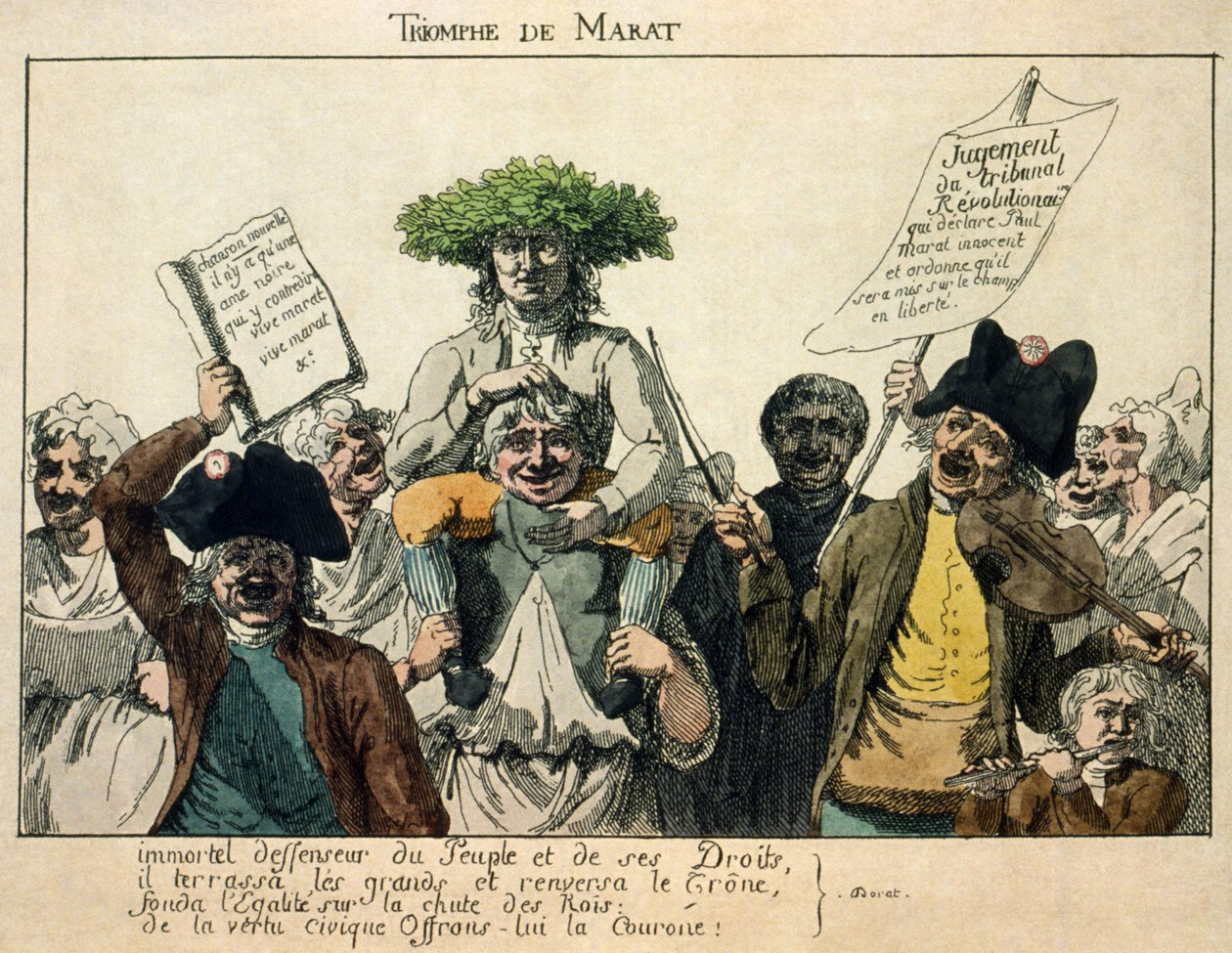 Der Triumph von Marat, 1793 von French Master