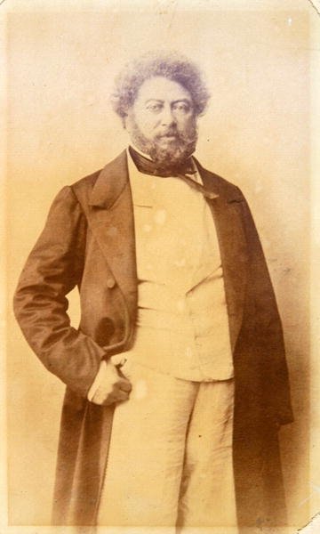 Alexandre Dumas Père (1803-70) um 1860 von French Photographer
