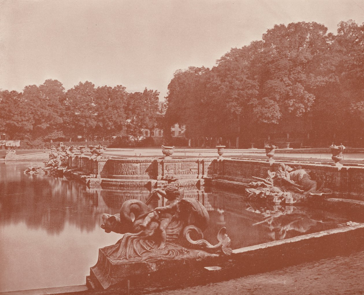 Großes Becken des Neptun von French Photographer