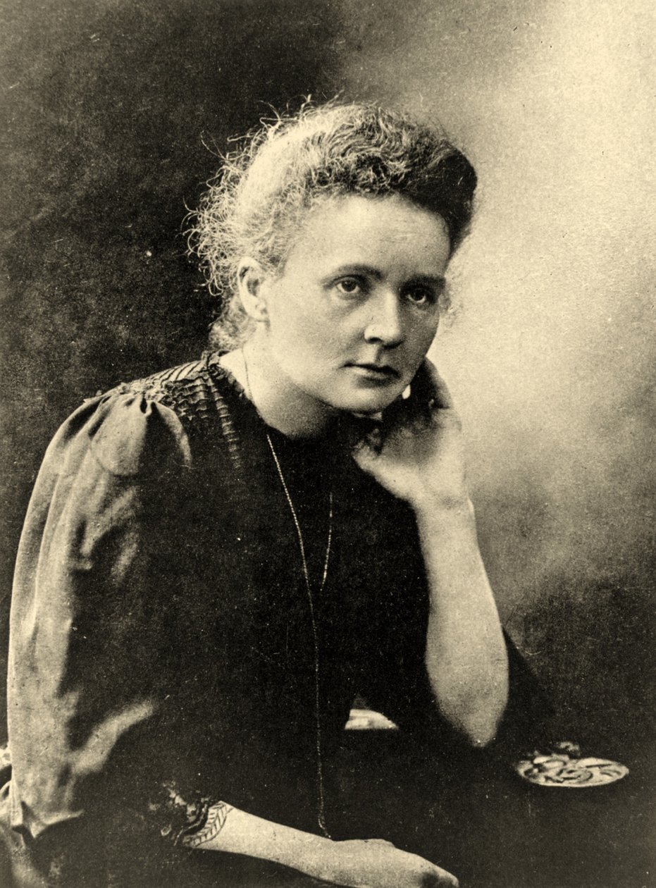 Porträt von Marie Curie, ca. 1901 von French Photographer
