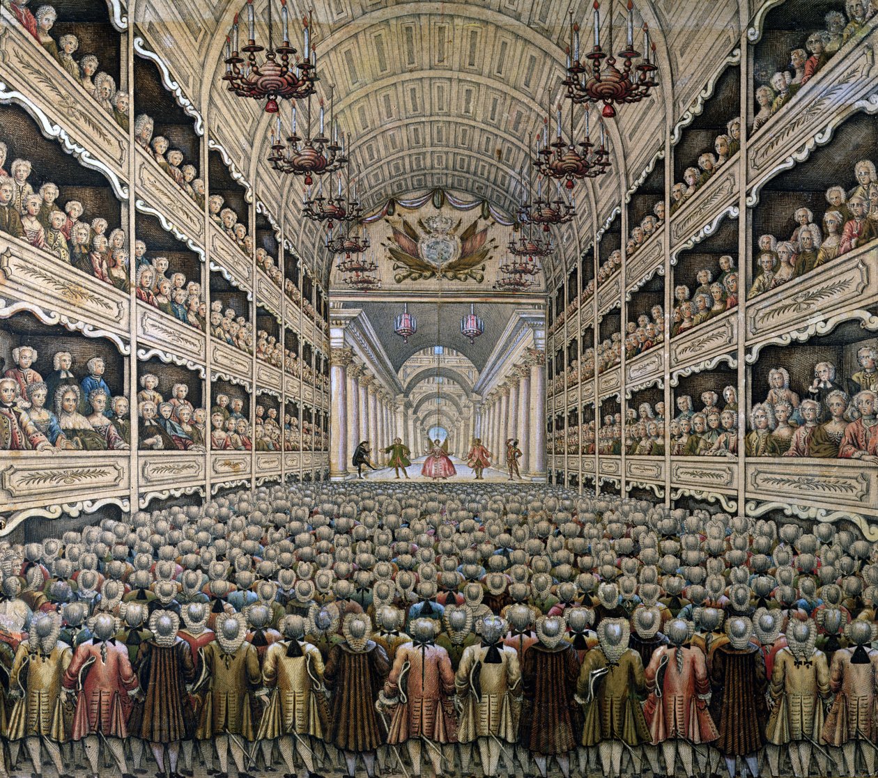 Ein französisches Theater von French School