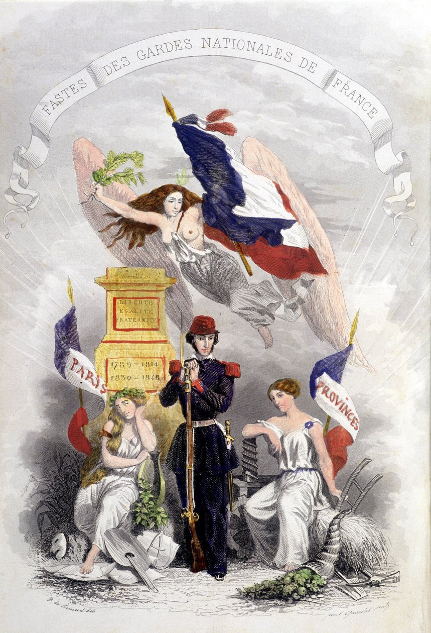 Allegorie der Französischen Revolutionen von French School