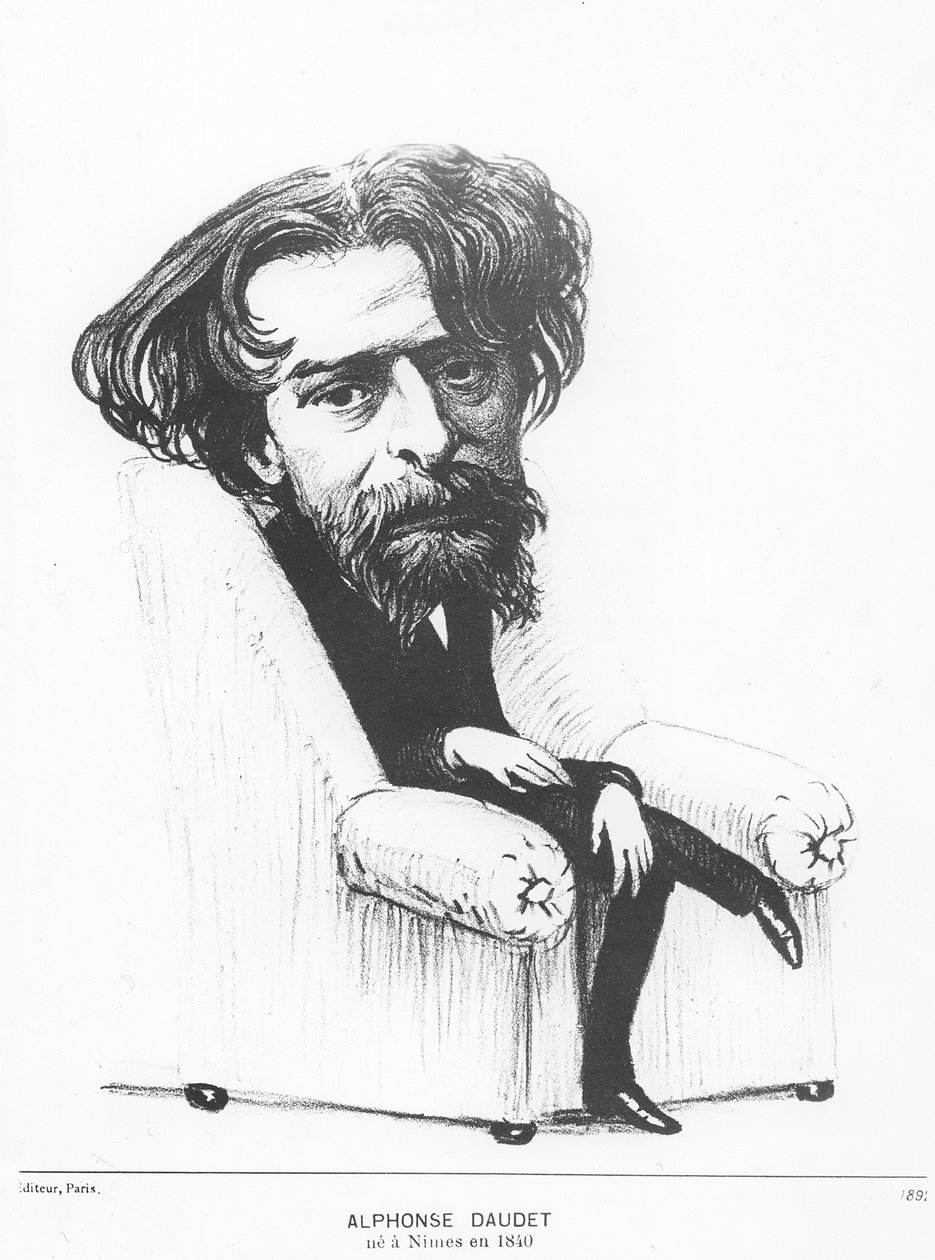 Alphonse Daudet, 1892 von French School