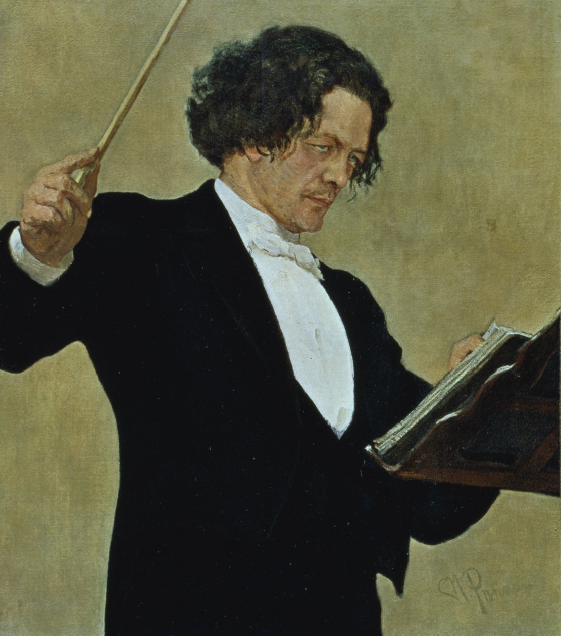 Anton Rubinstein (1829-94) dirigiert von French School