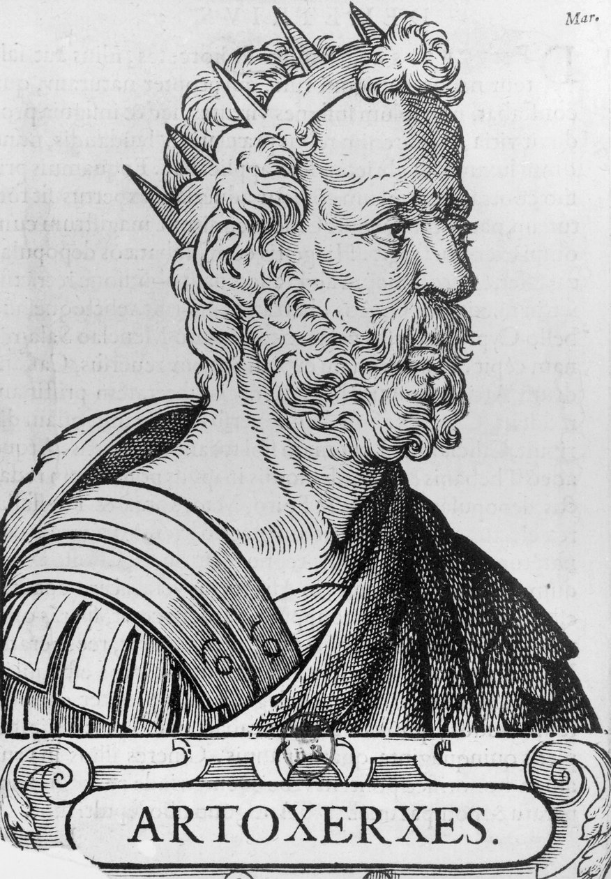 Artaxerxes II (ca. 404-358 v. Chr.) König von Persien von French School