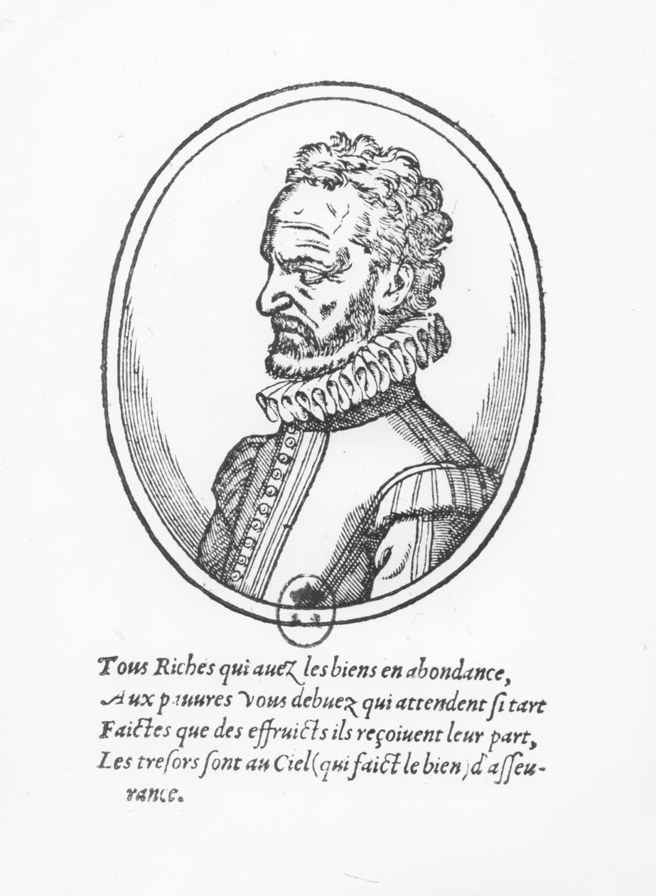 Barthélemy de Laffemas (Stich) von French School