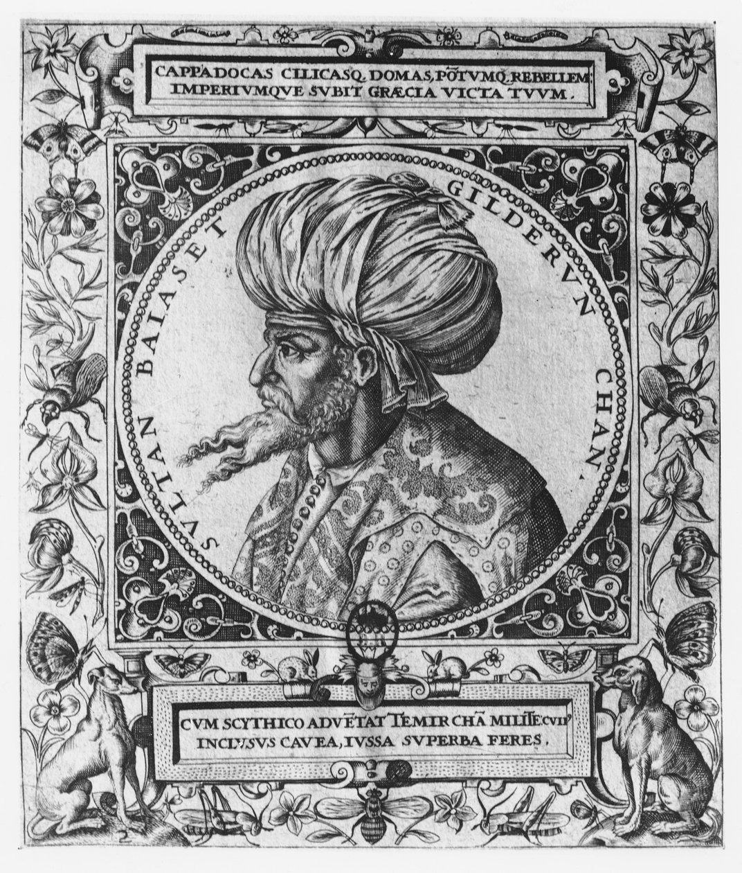Bayezid I (Stich) von French School