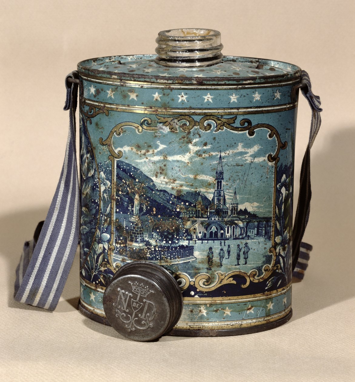 Flasche Lourdes-Wasser von French School