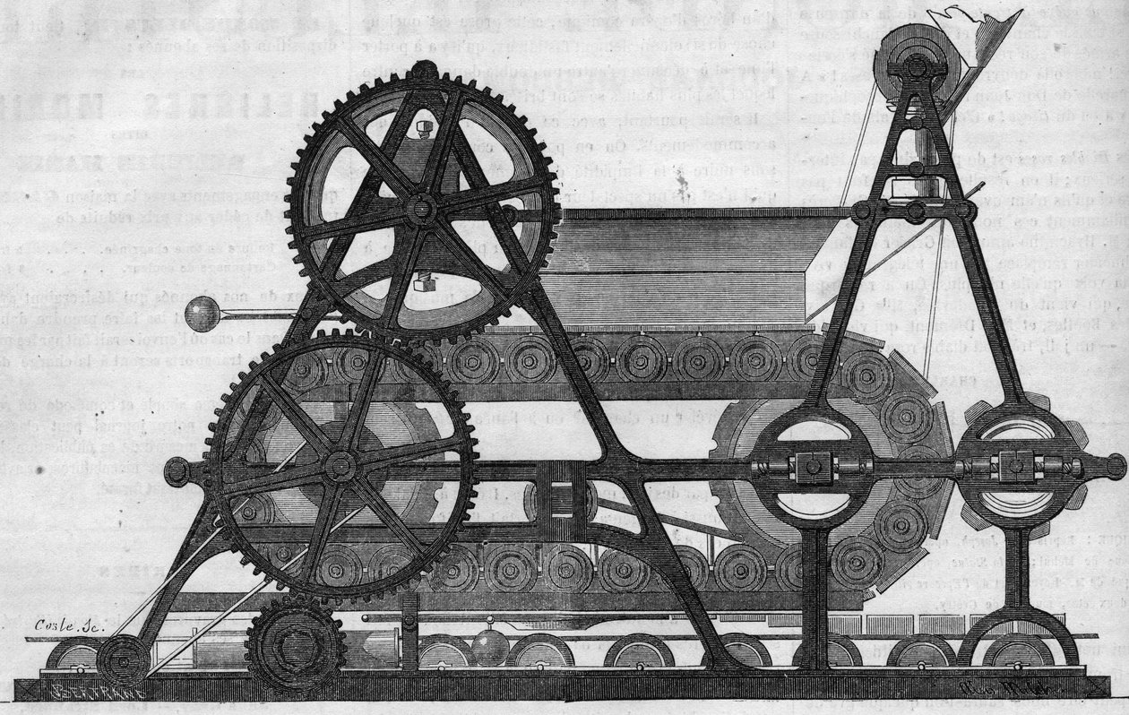 Ziegelmaschine (Milch-System) von French School