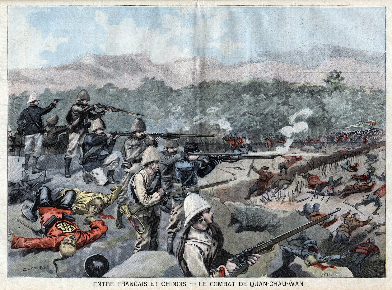 China. Boxerkrieg von French School