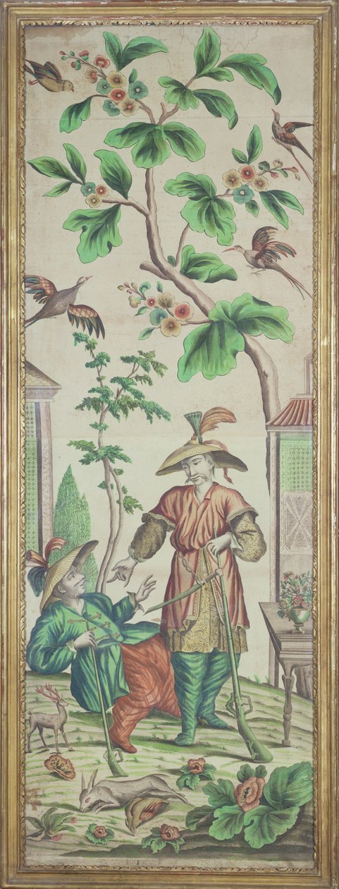 Chinoiserie Tapete von French School