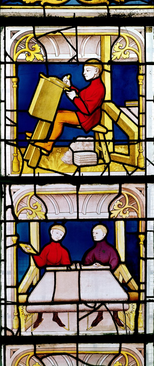 Fenster der Tuchhändler von French School