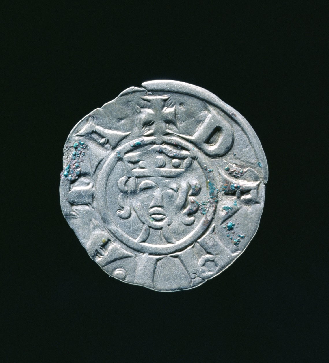 Münze von Johann von Brienne (ca. 1170-1237) von French School