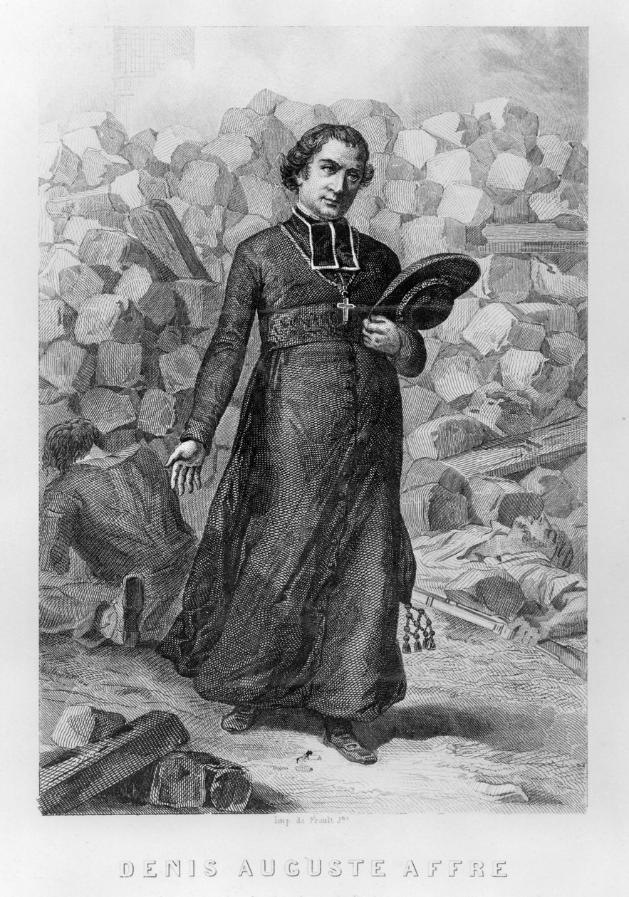 Denis-Auguste Affre (Gravur) von French School