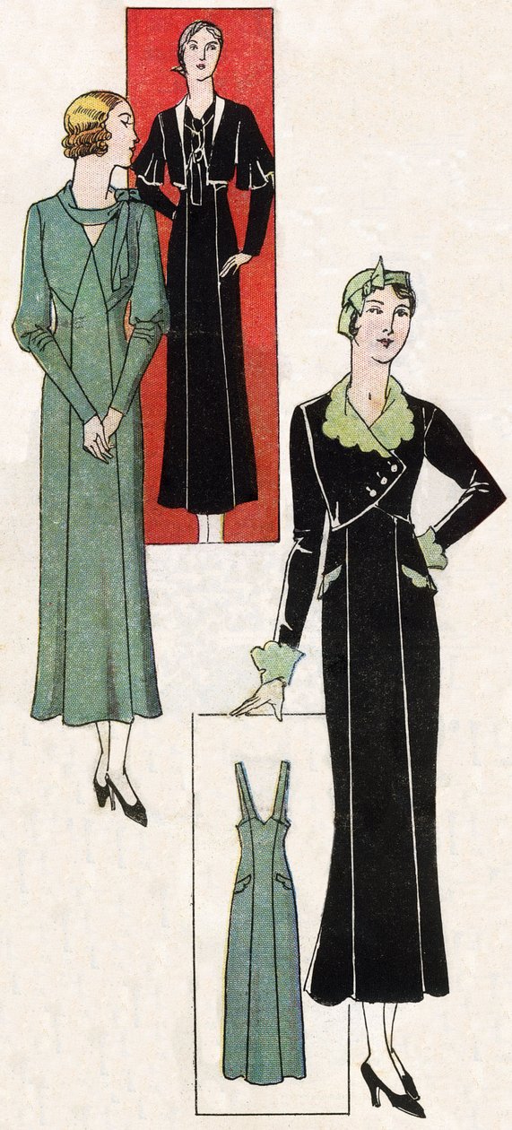 Französische Damenmode von French School