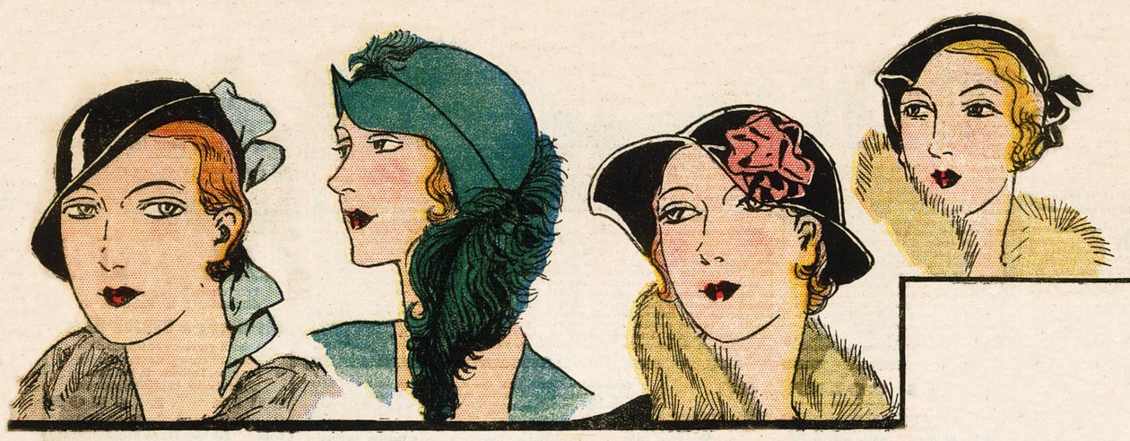 Französische Damenmode von French School