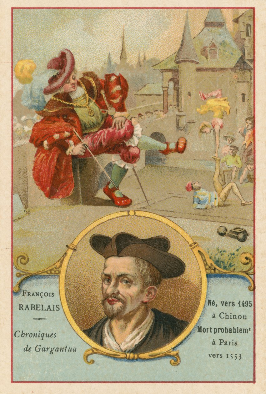 Francois Rabelais, französischer Schriftsteller von French School