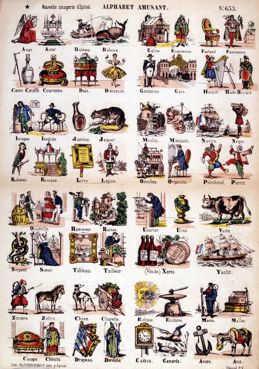 Spaßalphabet von French School