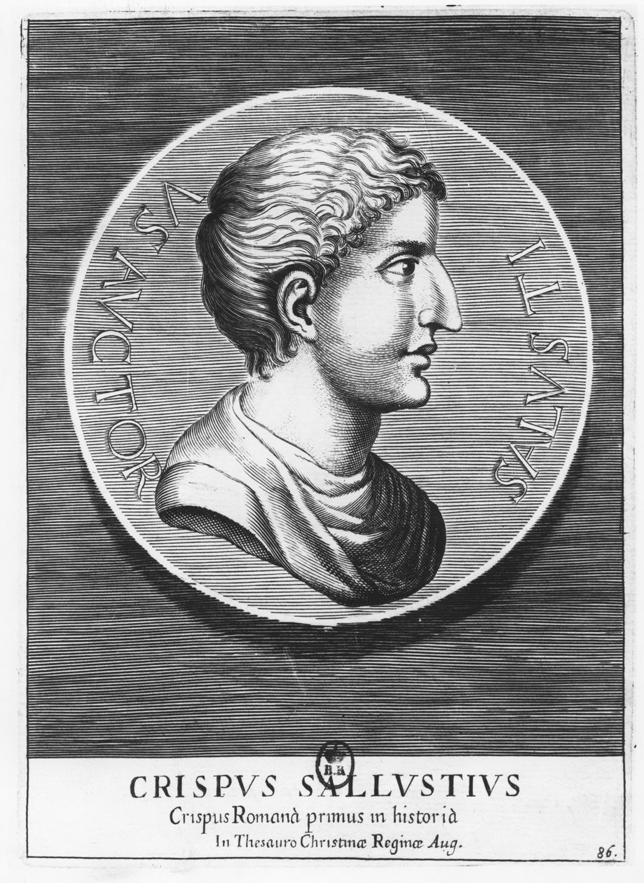 Gaius Sallustius Crispus, Sallust (Stich) von French School