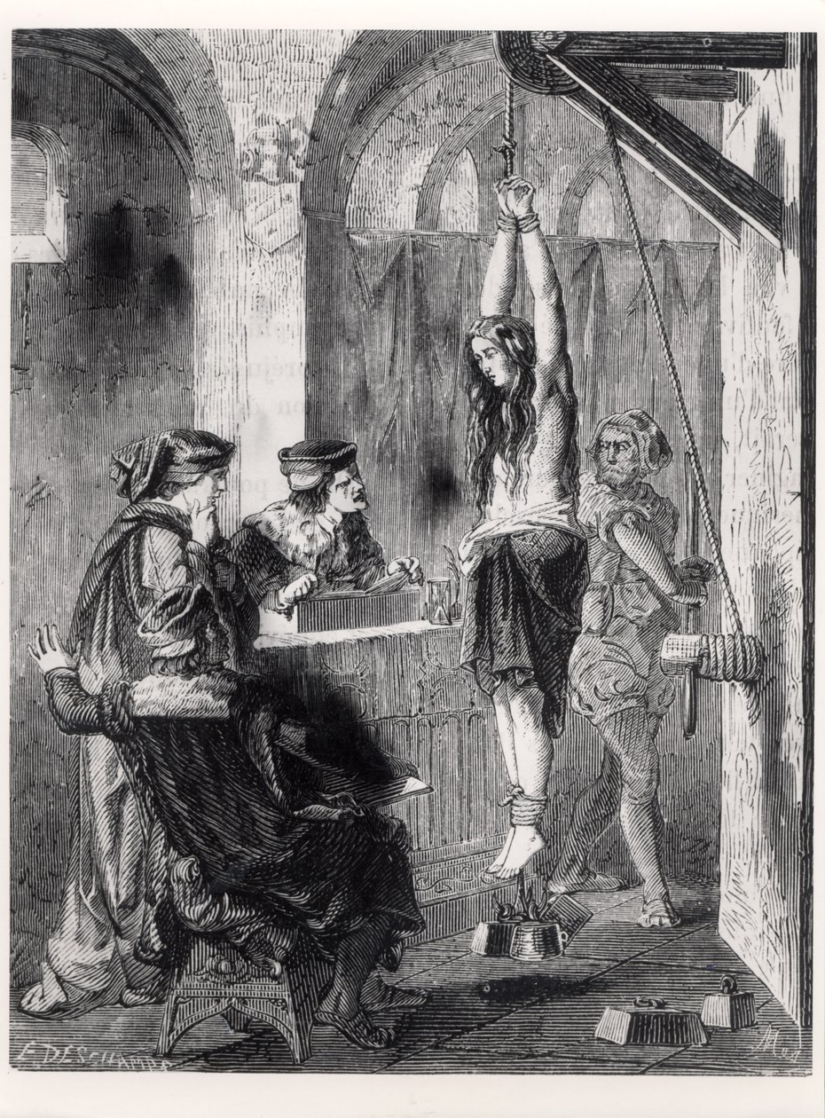 Inquisition einer Hexe von French School